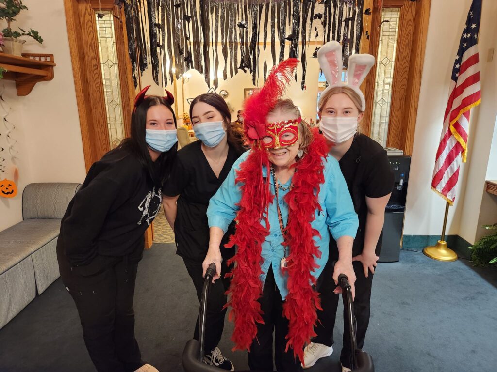 assisted living, longview wa, somerset, halloween costumes