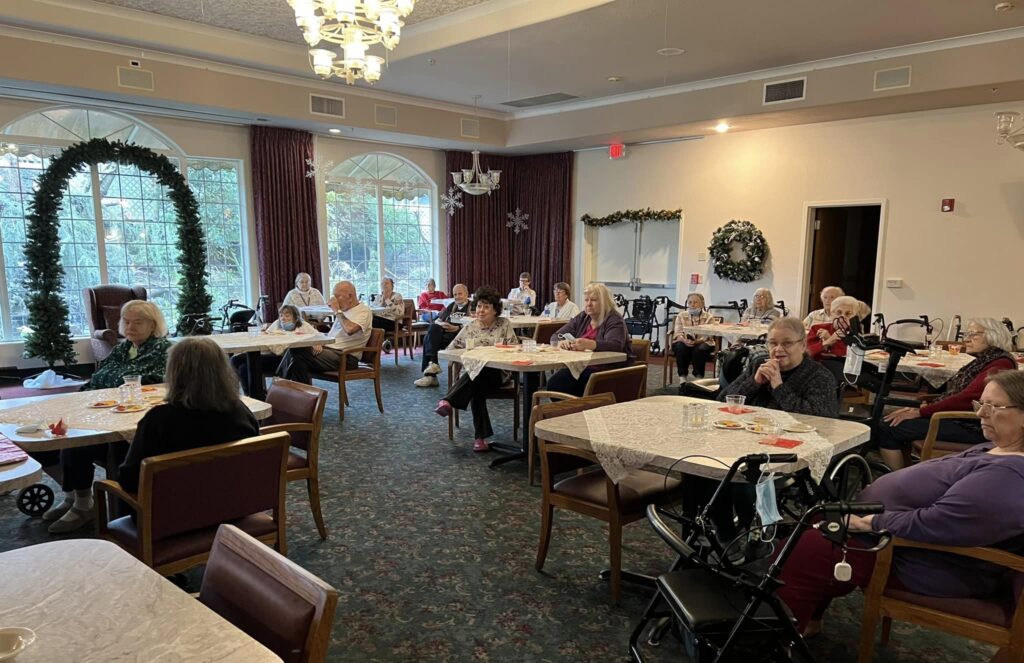 new year party,, assisted living, somerset, longview wa