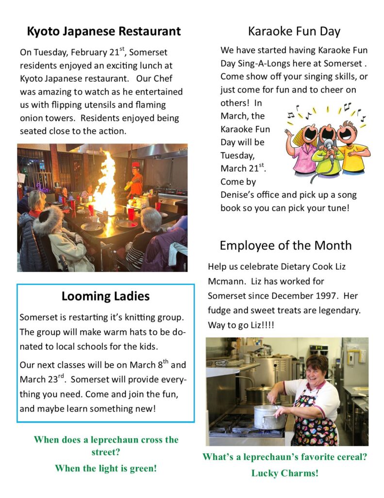 march somerset senior news page 2