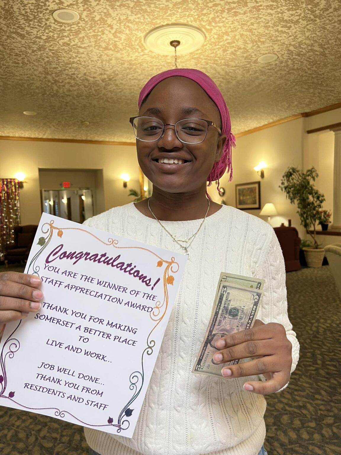 Somerset May Employee of the Month | Somerset Retirement Home and