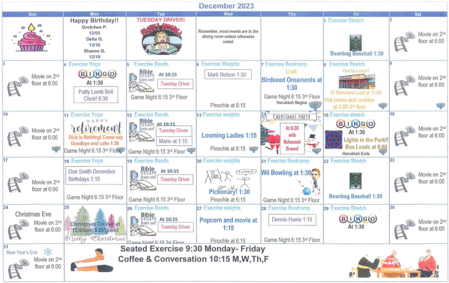 Somerset Senior Living Calendar Dec 2023 Somerset Retirement Home and Somerset Senior Living Calendar Dec 2023 Somerset Retirement Home and